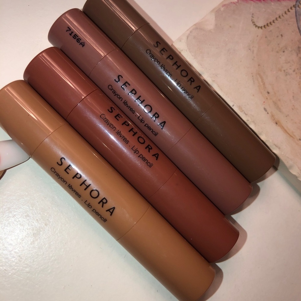 Sephora nude lippies + mirror
